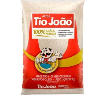 Arroz Agulhinha Tipo 1 TIO JOÃO Pacote 1kg