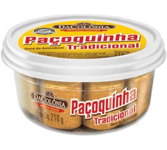 Paçoca Rolha Tradicional 210g DaColonia