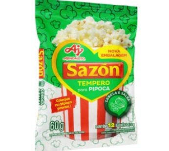 Sazon Tempero para Pipoca Sabor Cebola e Salsa 60g