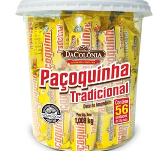 Paçoca Rolha Tradicional – DaColonia – 1kg