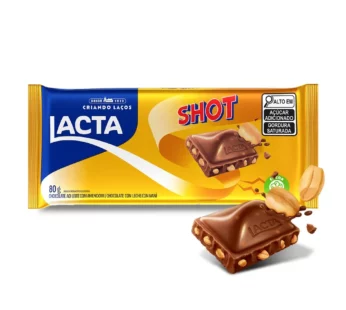 Chocolate ao leite Shot – Lacta – 80g