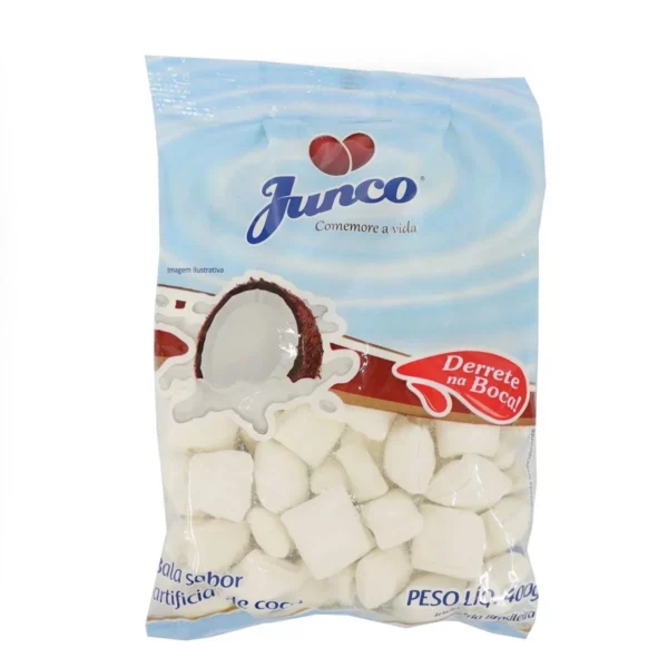 Bala de Coco Junco 400g