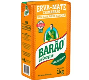 Erva-mate Chimarrão A Vácuo Tradicional – Barão De Cotegipe – 1kg