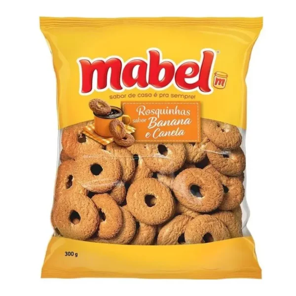 Rosquinha de Banana e Canela - Mabel - 300g