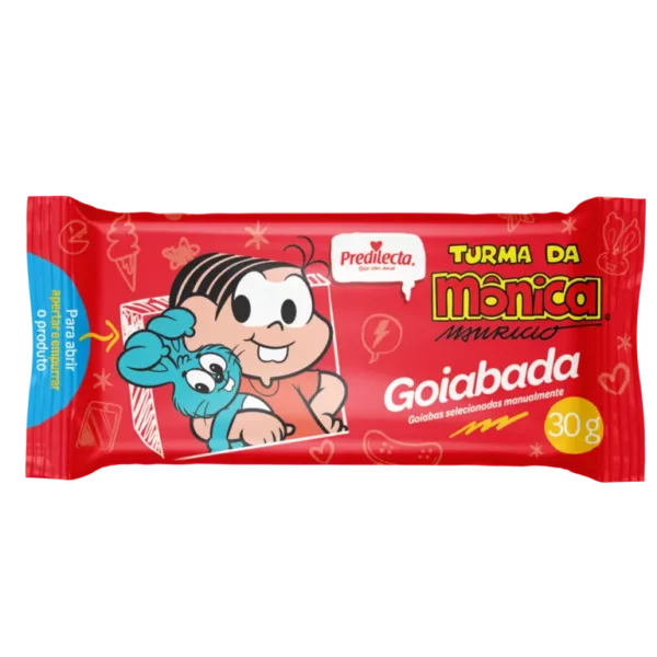 Mini goiabada Turma da Mônica - Predilecta - 30g